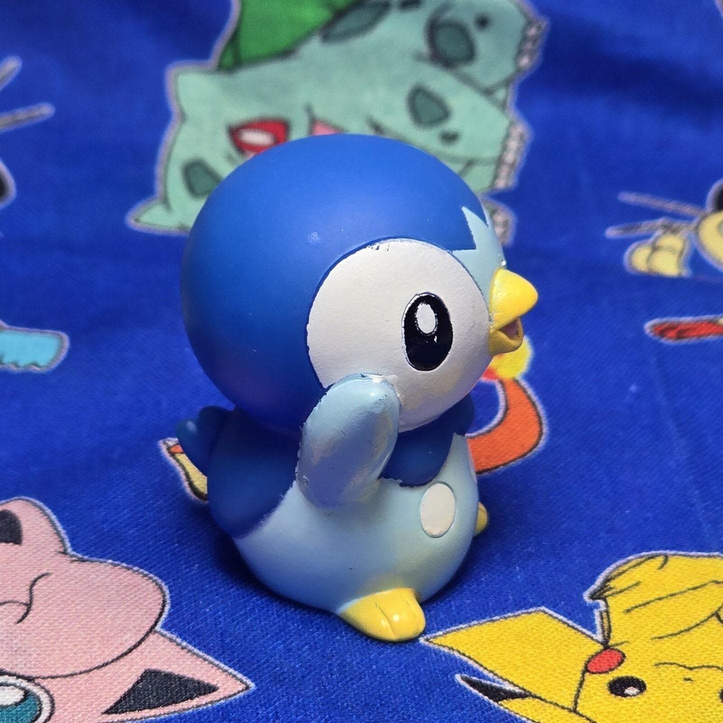 Pokemon Piplup Figure Finger Puppet B 2020 Nintendo Bandai PVC Japan USA Seller