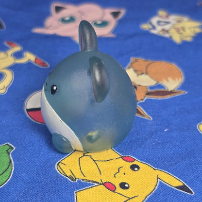 Pokemon Marill Clear Figure Finger Puppet 1999 Nintendo Bandai Vintage Japan USA