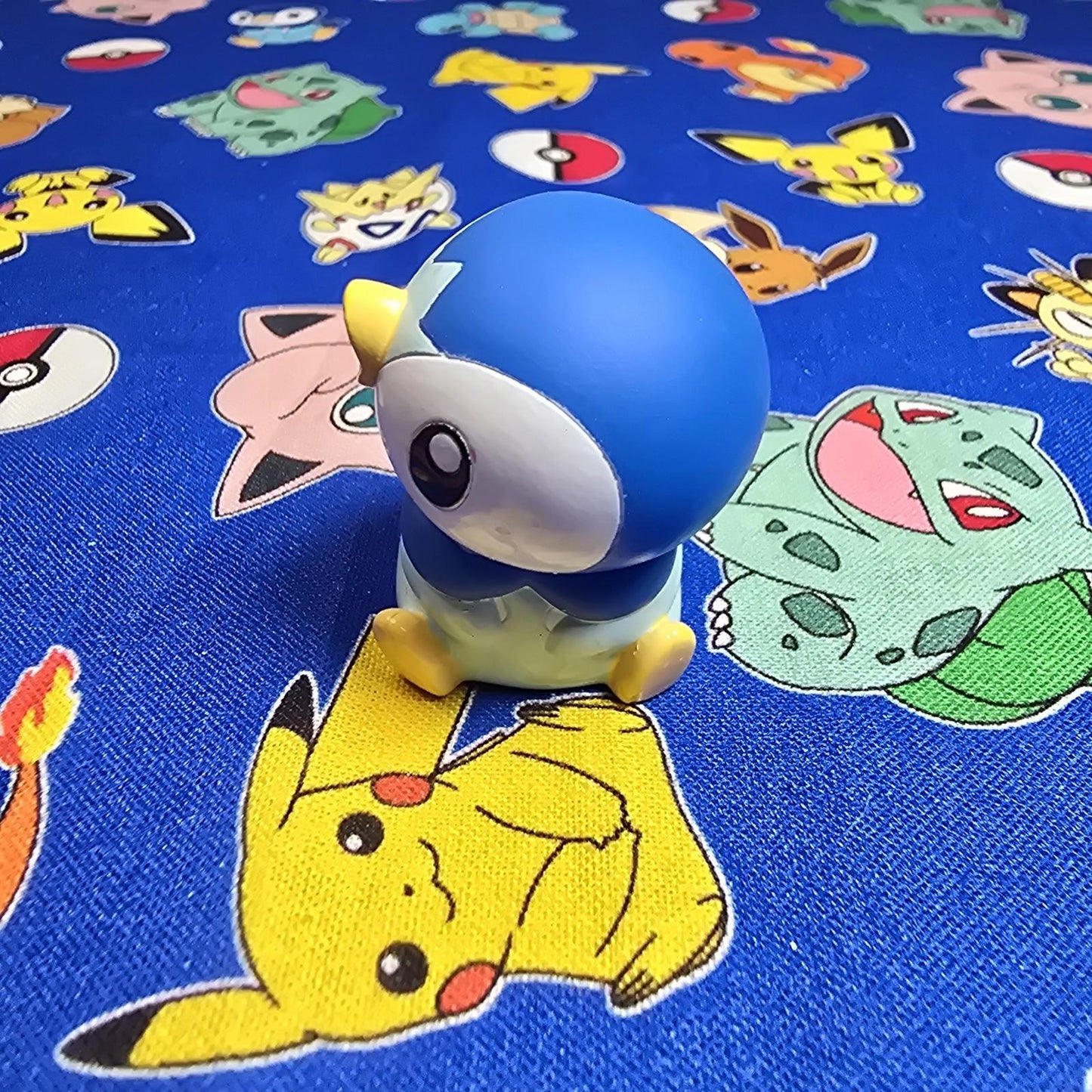 Pokemon Piplup Figure Finger Puppet 2010 Nintendo Bandai PVC Japan USA Seller
