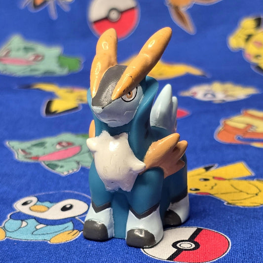 Pokemon Cobalion Figure Finger Puppet 2011 Nintendo Bandai PVC Japan USA Seller