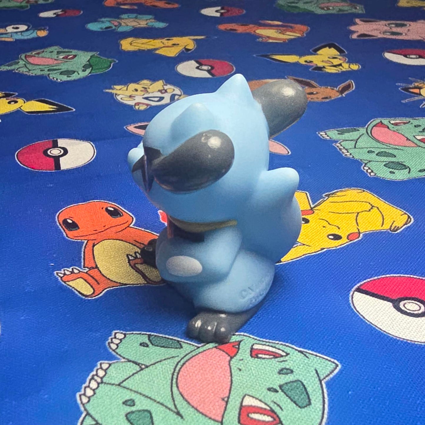 Pokemon Riolu Figure Finger Puppet 2008 Nintendo Bandai PVC Toy Japan USA Seller
