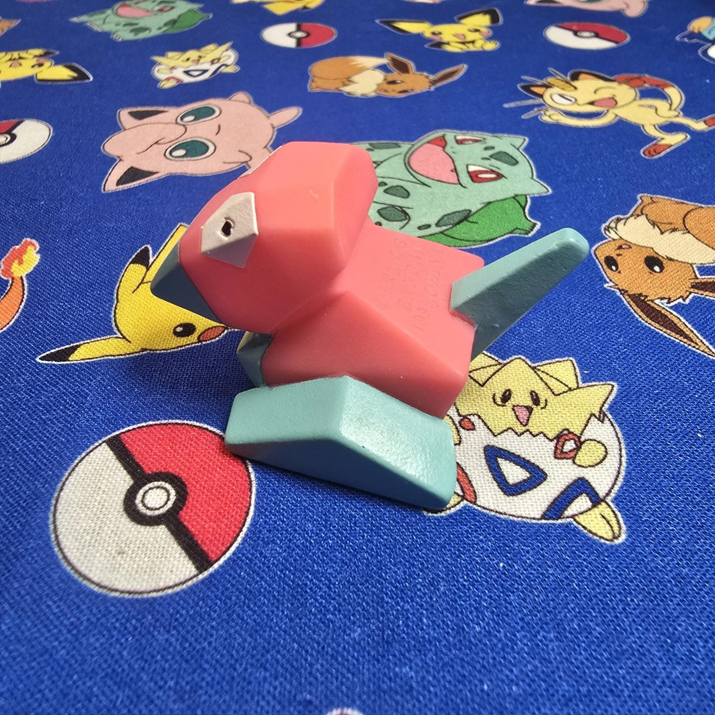 Pokemon Porygon Light Figure Finger Puppet 1996 Nintendo Bandai Vintage Japan US
