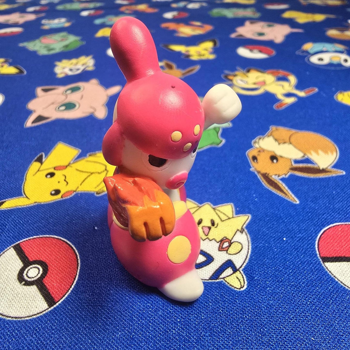 Pokemon Medicham Figure Finger Puppet 2005 Nintendo Bandai PVC Vintage Japan USA