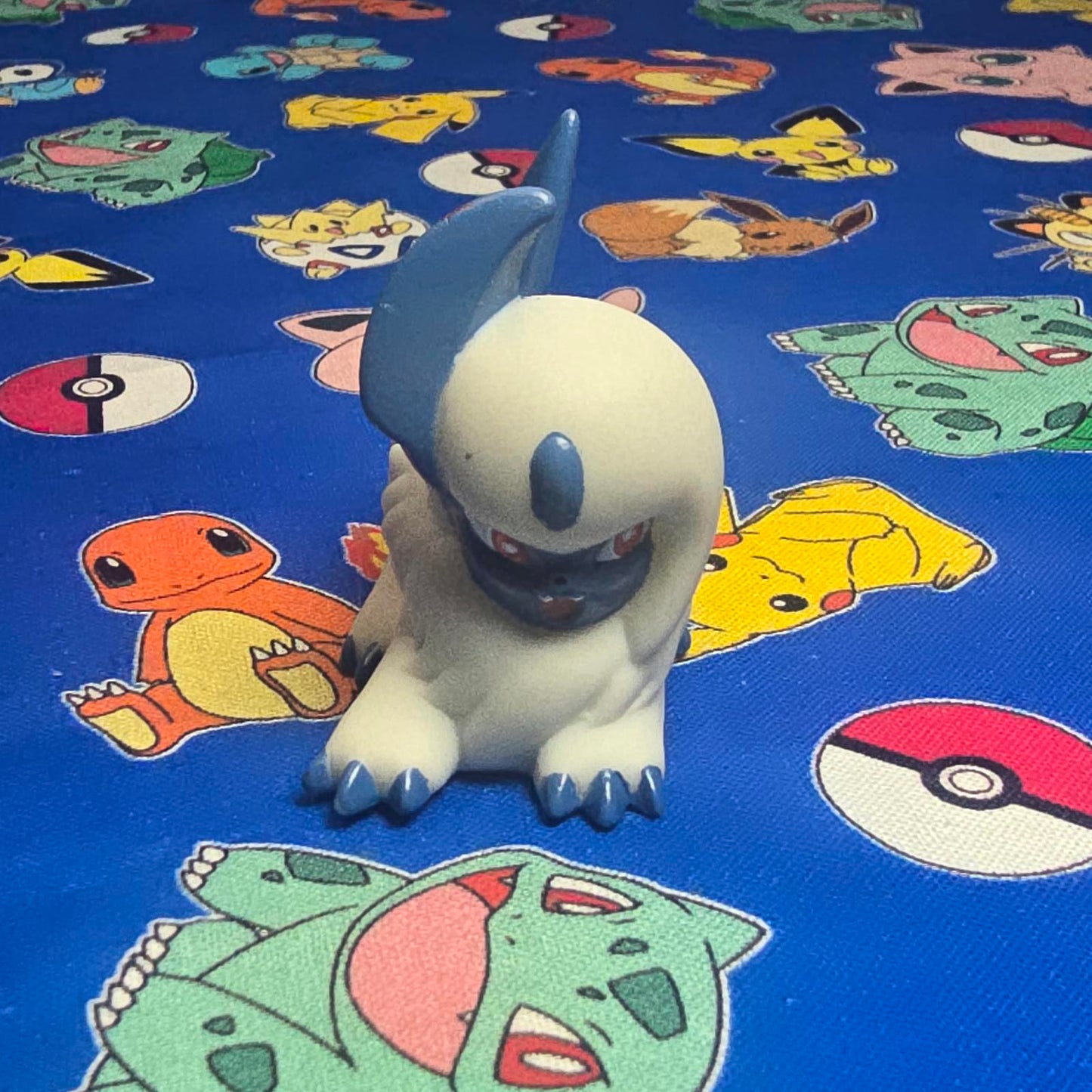 Pokemon Absol Figure Finger Puppet 2005 Nintendo Bandai PVC Vintage Japan USA