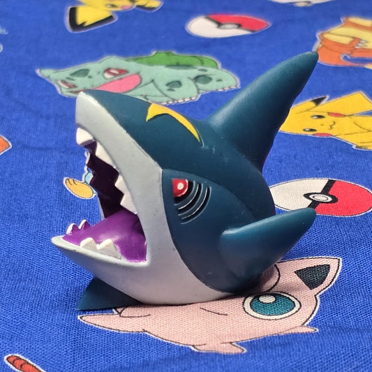 Pokemon Sharpedo Figure Finger Puppet 2003 Nintendo Bandai Vintage PVC Japan USA