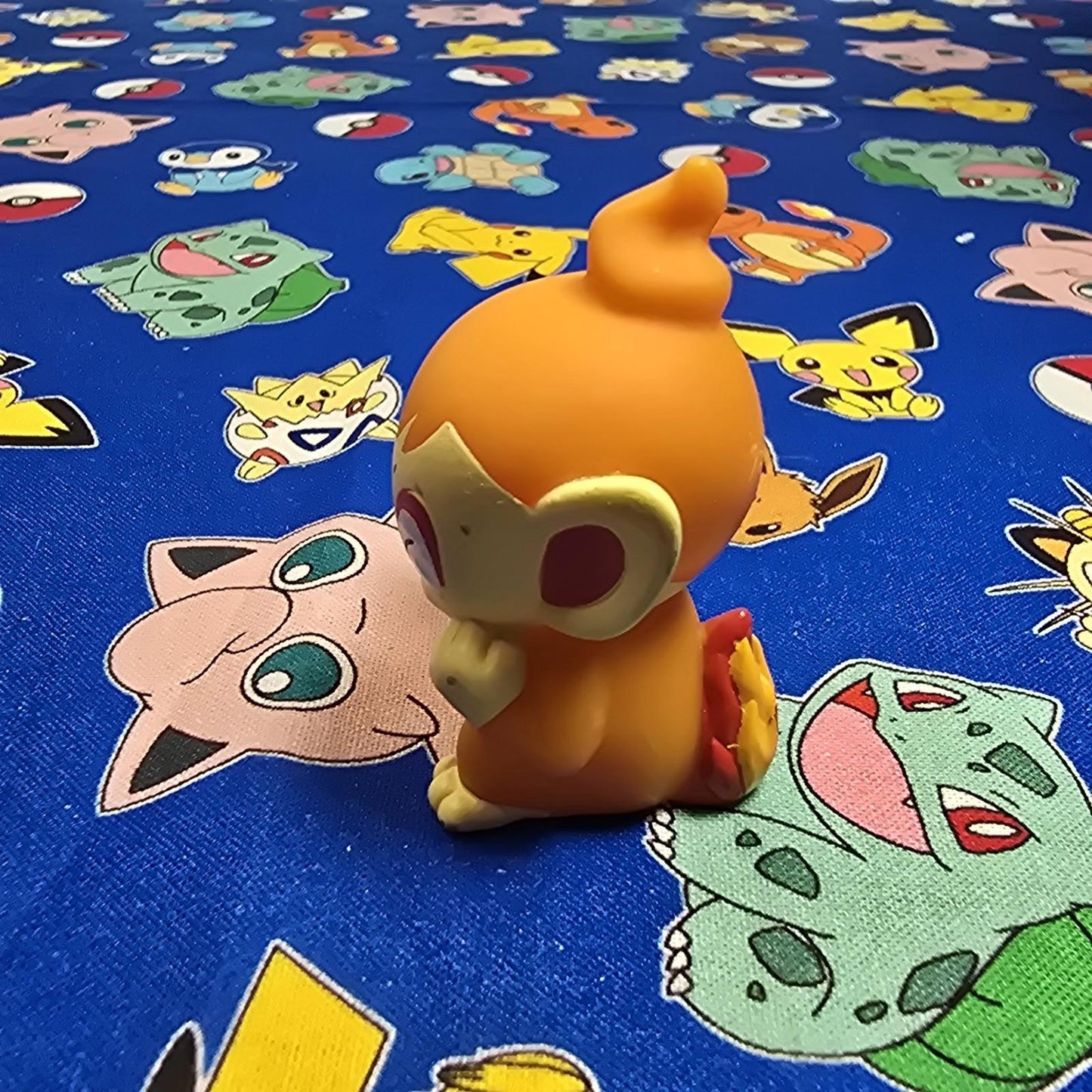 Pokemon Chimchar Figure Finger Puppet 2006 Nintendo Bandai PVC Japan USA Seller