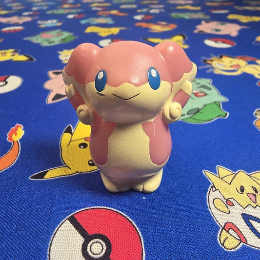 Pokemon Audino Figure Finger Puppet 2011 Nintendo Bandai PVC Toy Japan US Seller