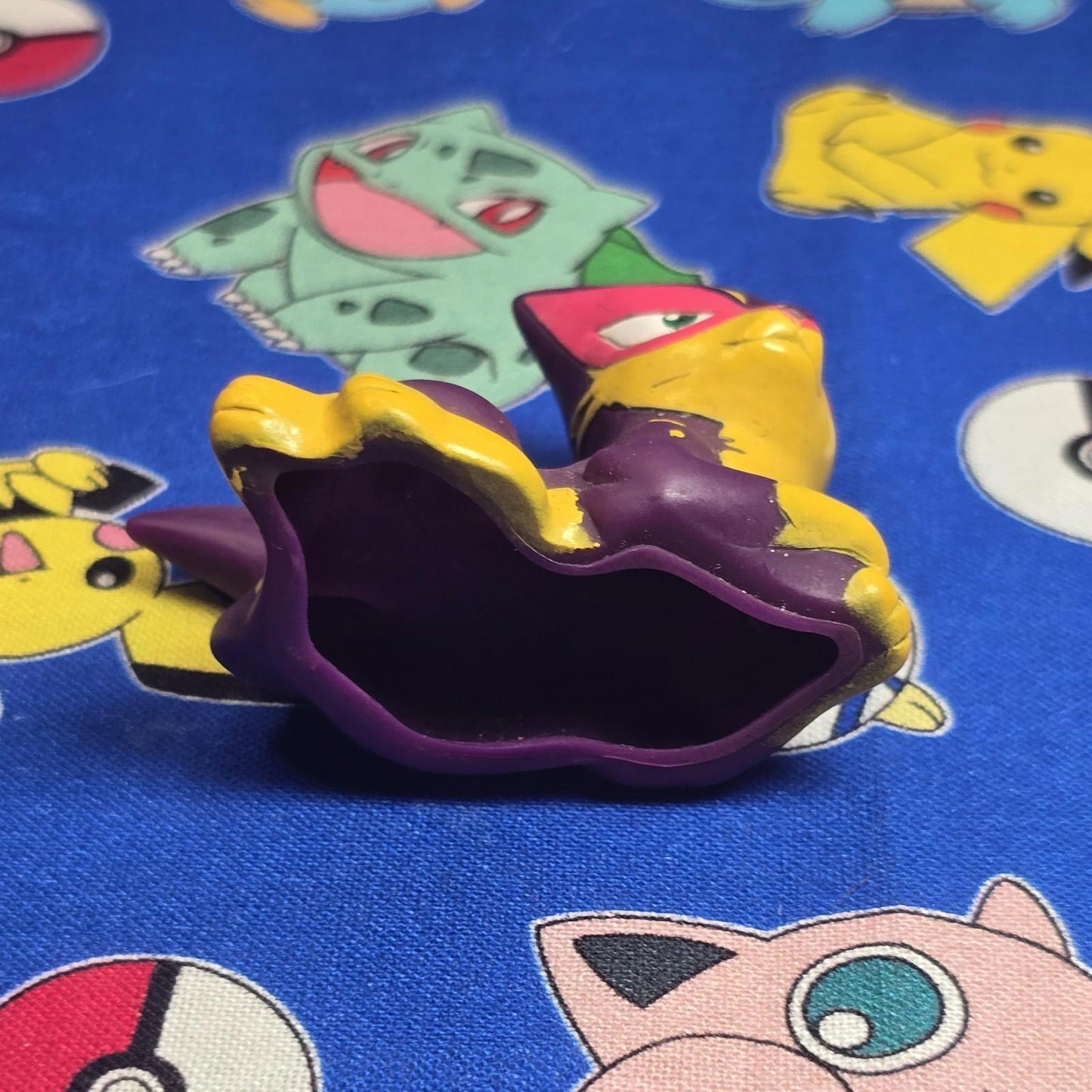 Pokemon Liepard Figure Finger Puppet 2011 Nintendo Bandai PVC Japan USA Seller