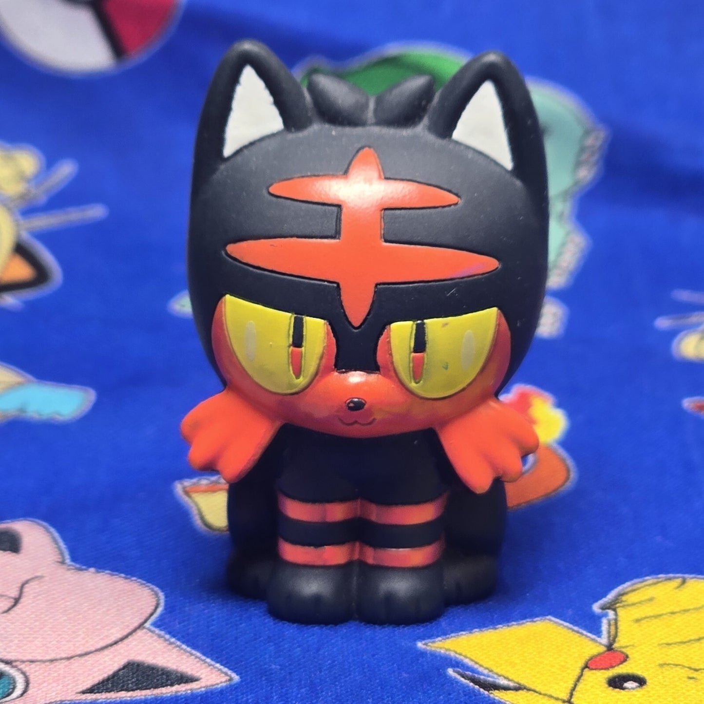 Pokemon Litten Figure Finger Puppet 2019 Nintendo Bandai PVC Japan USA Seller