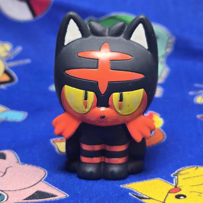 Pokemon Litten Figure Finger Puppet 2019 Nintendo Bandai PVC Japan USA Seller