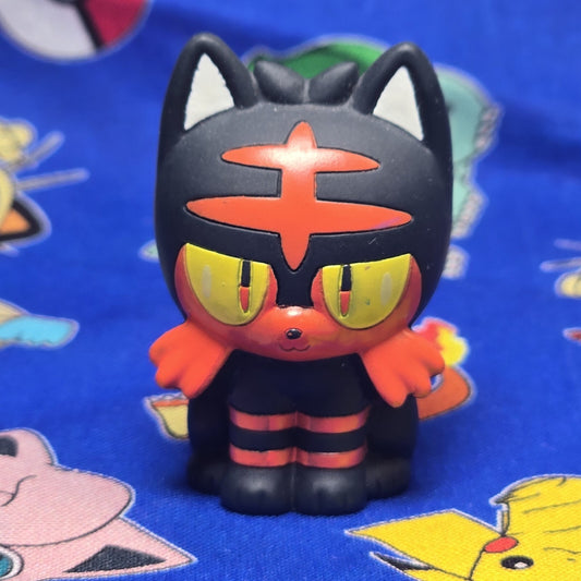 Pokemon Litten Figure Finger Puppet 2019 Nintendo Bandai PVC Japan USA Seller