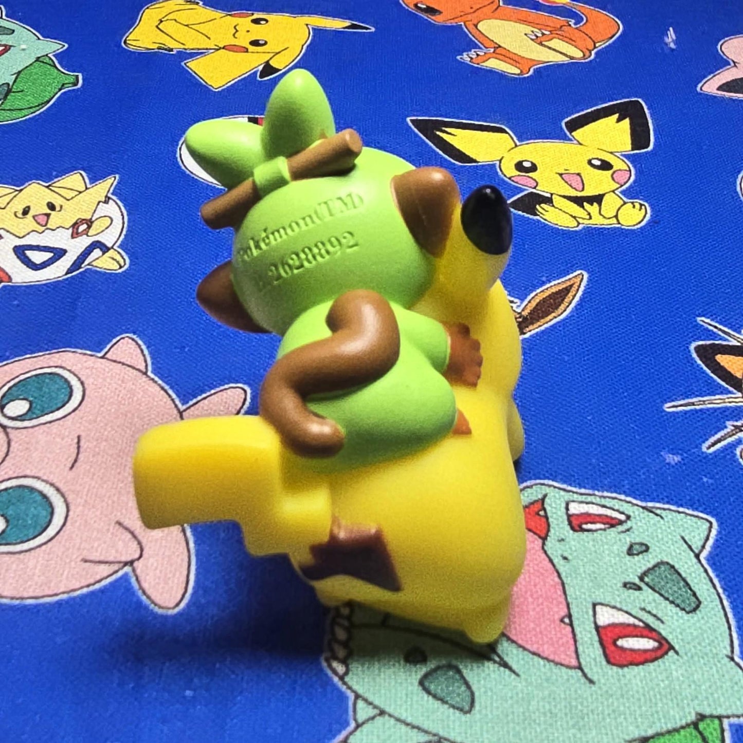 Pokemon Pikachu & Grookey Figure Finger Puppet 2022 Nintendo Bandai Japan USA
