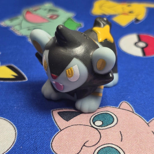 Pokemon Luxio Figure Finger Puppet 2008 Nintendo Bandai PVC Japan US Seller