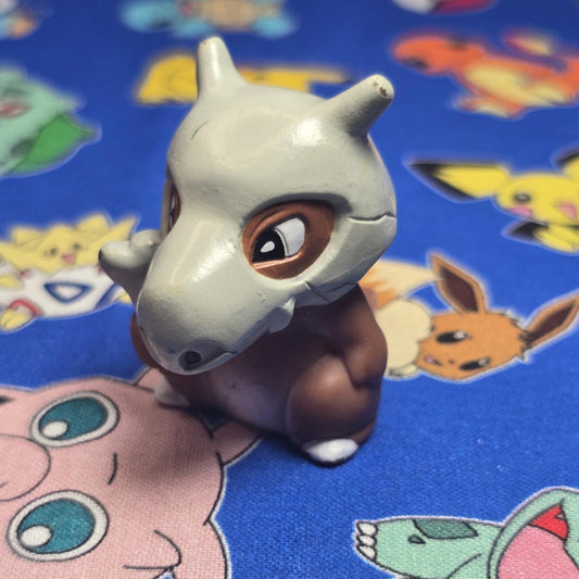 Pokemon Cubone Dark Figure Finger Puppet 1996 Nintendo Bandai Vintage US Seller