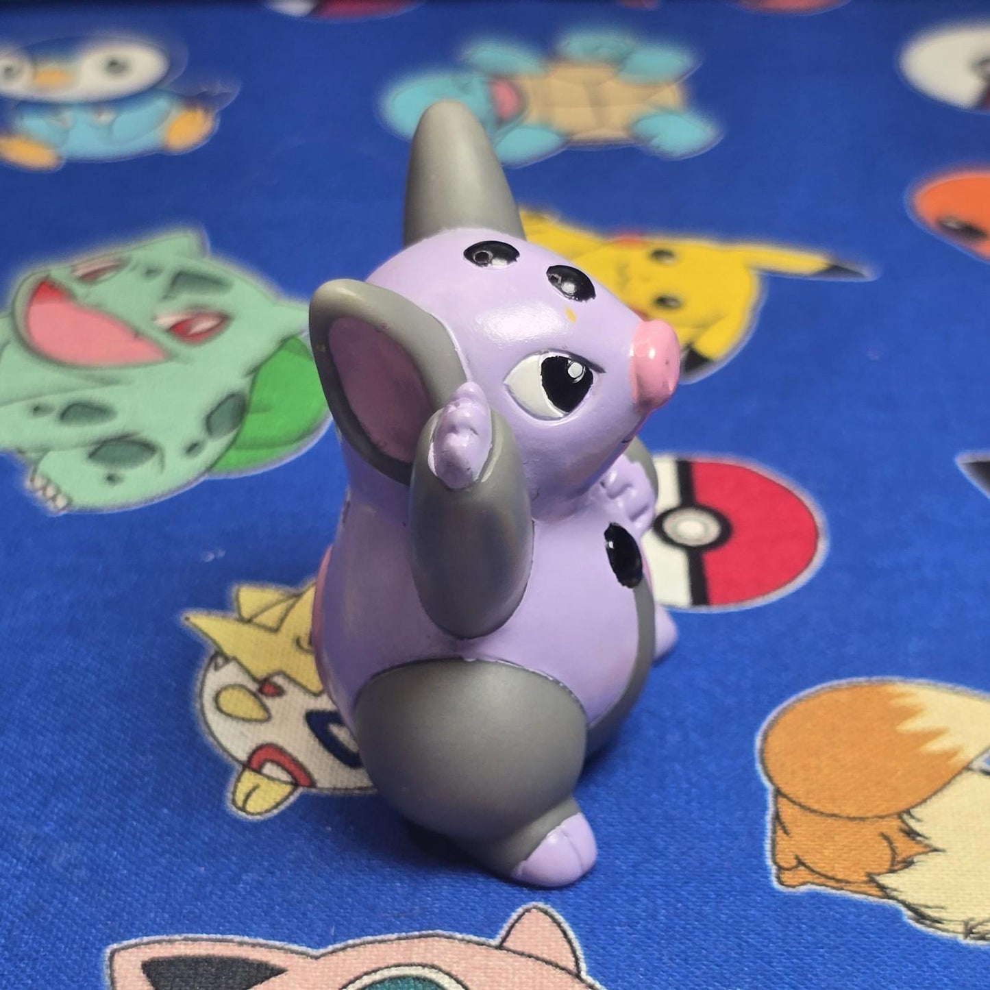 Pokemon Grumpig Figure Finger Puppet 2004 Nintendo Bandai PVC Vintage Japan USA