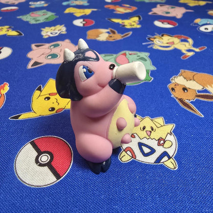 Pokemon Milktank Baby Figure Finger Puppet 2009 Rare Nintendo Bandai Japan USA