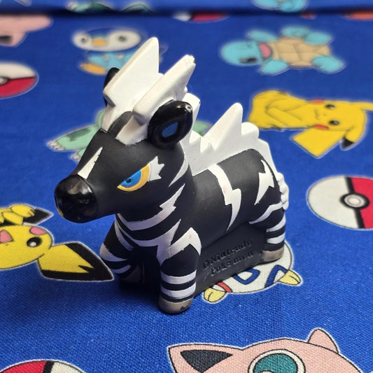 Pokemon Zebstrike Figure Finger Puppet 2011 Nintendo Bandai PVC Japan USA Seller