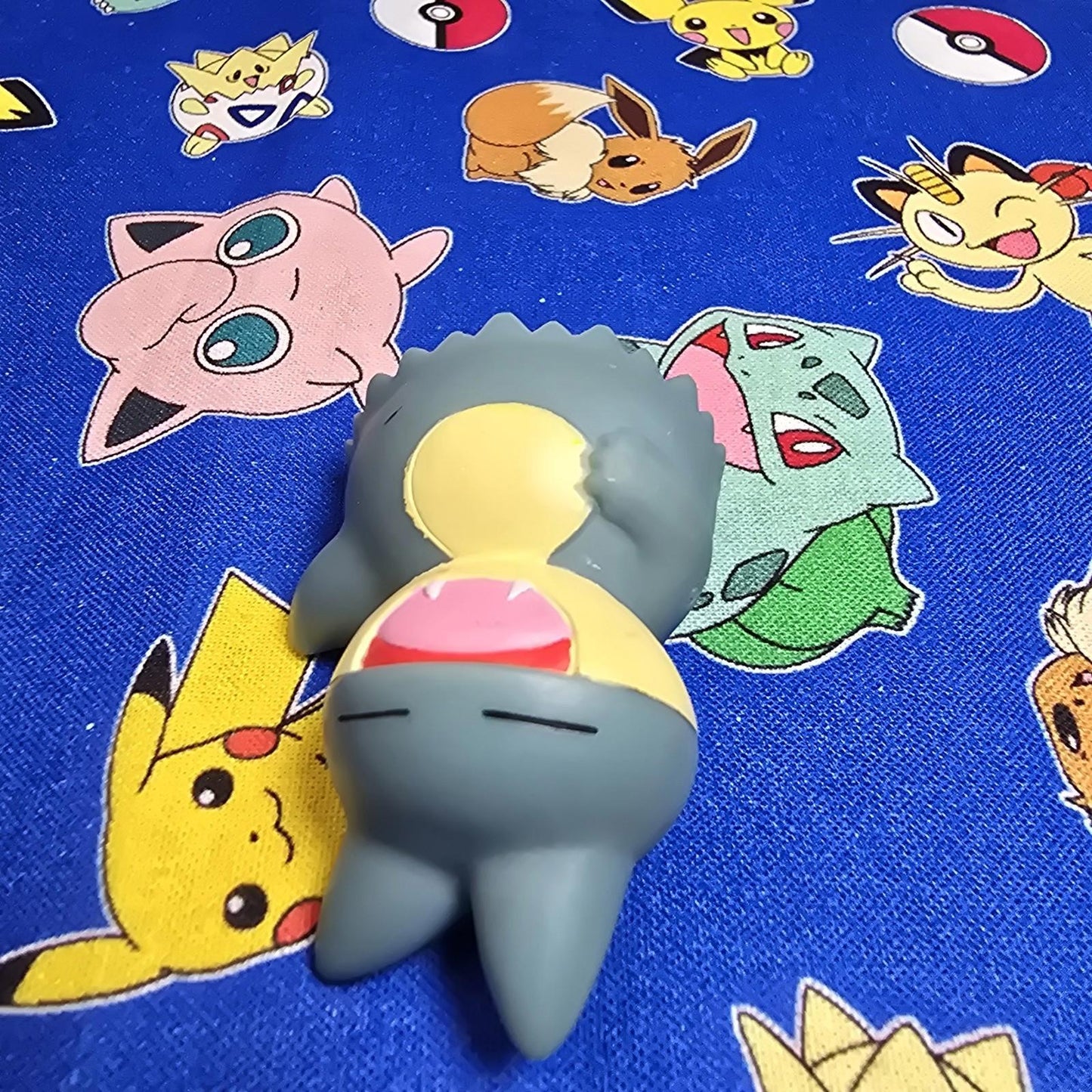 Pokemon Munchlax Figure Finger Puppet 2005 Nintendo Bandai Vintage PVC Japan USA