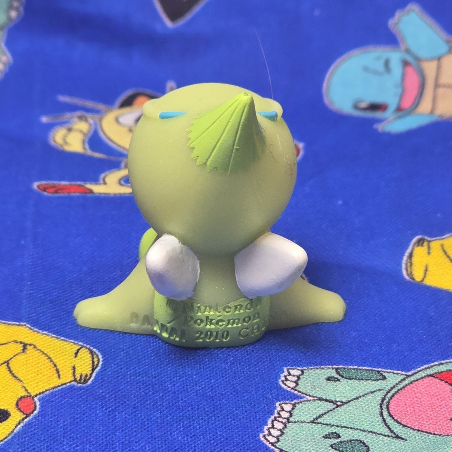 Pokemon Celebi Metallic Figure Finger Puppet 2010 Nintendo Bandai PVC Japan USA