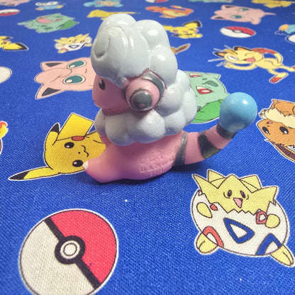Pokemon Flaaffy Figure Finger Puppet 2001 Nintendo Bandai PVC Vintage Japan USA