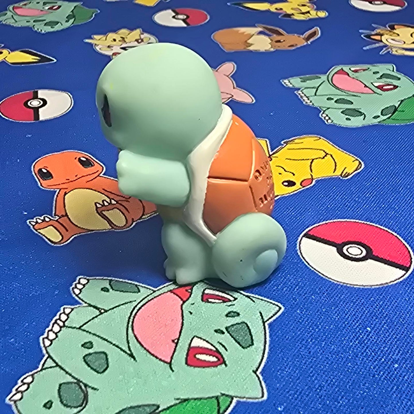 Pokemon Squirtle Figure Finger Puppet 2004 Nintendo Bandai Vintage Japan USA