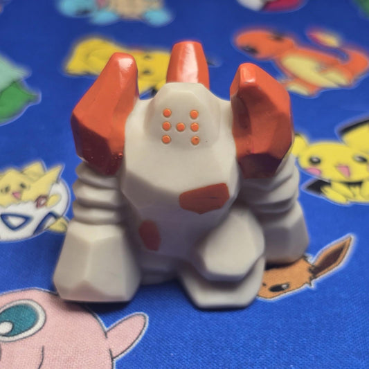 Pokemon Regirock Figure Finger Puppet 2004 Nintendo Bandai PVC Vintage Japan USA