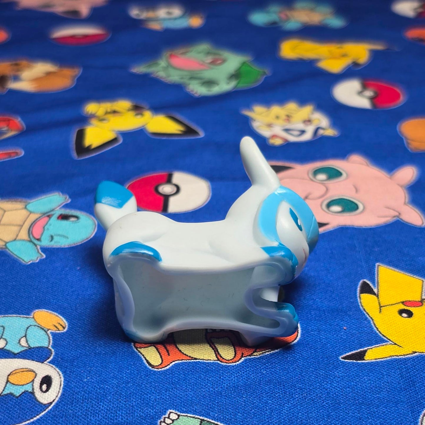 Pokemon Glaceon Figure Finger Puppet 2010 Nintendo Bandai PVC Japan USA Seller
