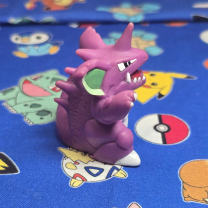 Pokemon Nidoking Figure Finger Puppet 1998 Nintendo Bandai Vintage Japan USA