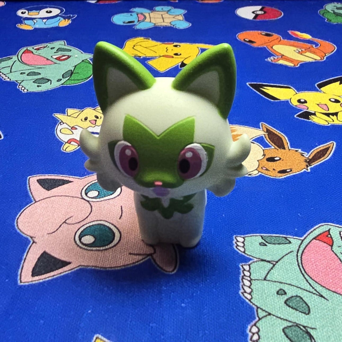 Pokemon Sprigatito Figure Finger Puppet 2022 Nintendo Bandai PVC Japan US Seller