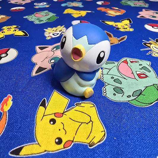 Pokemon Piplup Figure Finger Puppet 2010 Nintendo Bandai PVC Japan USA Seller