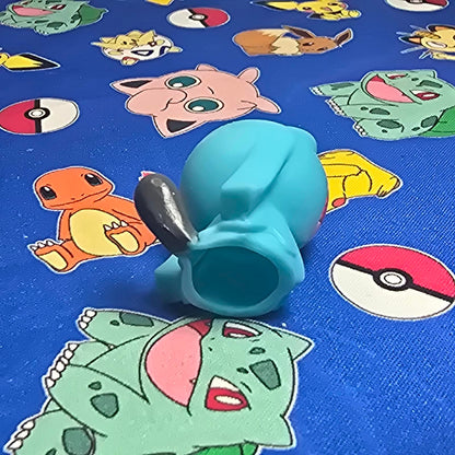 Pokemon Wynaut Figure Finger Puppet 2002 Nintendo Bandai PVC Vintage Japan USA