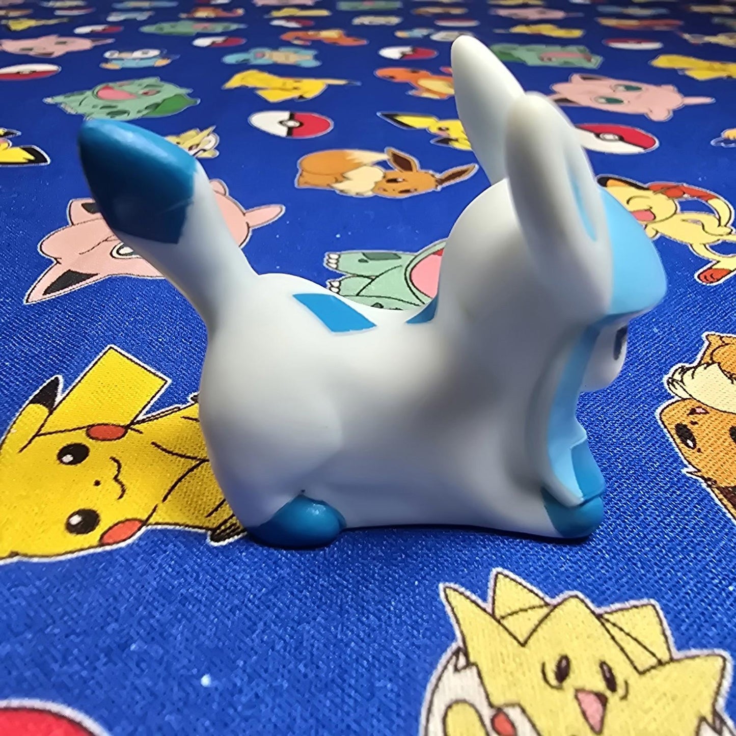 Pokemon Glaceon Figure Finger Puppet 2012 Nintendo Bandai PVC Japan USA Seller