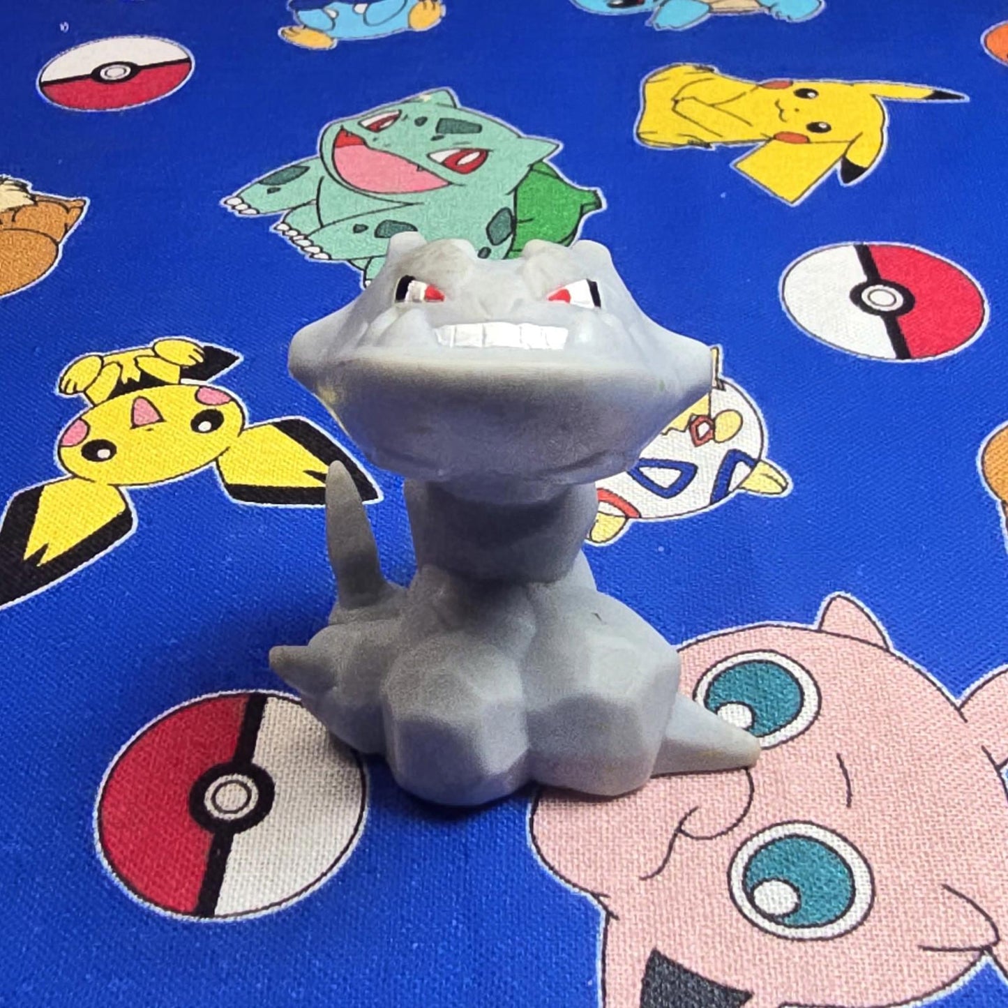 Pokemon Steelix Figure Finger Puppet 2000 Nintendo Bandai PVC Vintage Japan US