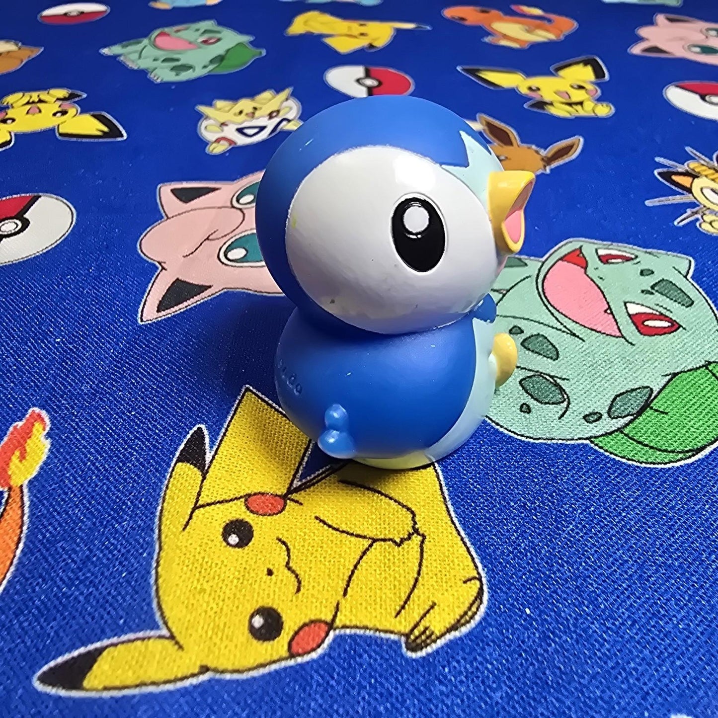 Pokemon Piplup Figure Finger Puppet 2010 Nintendo Bandai PVC Japan USA Seller