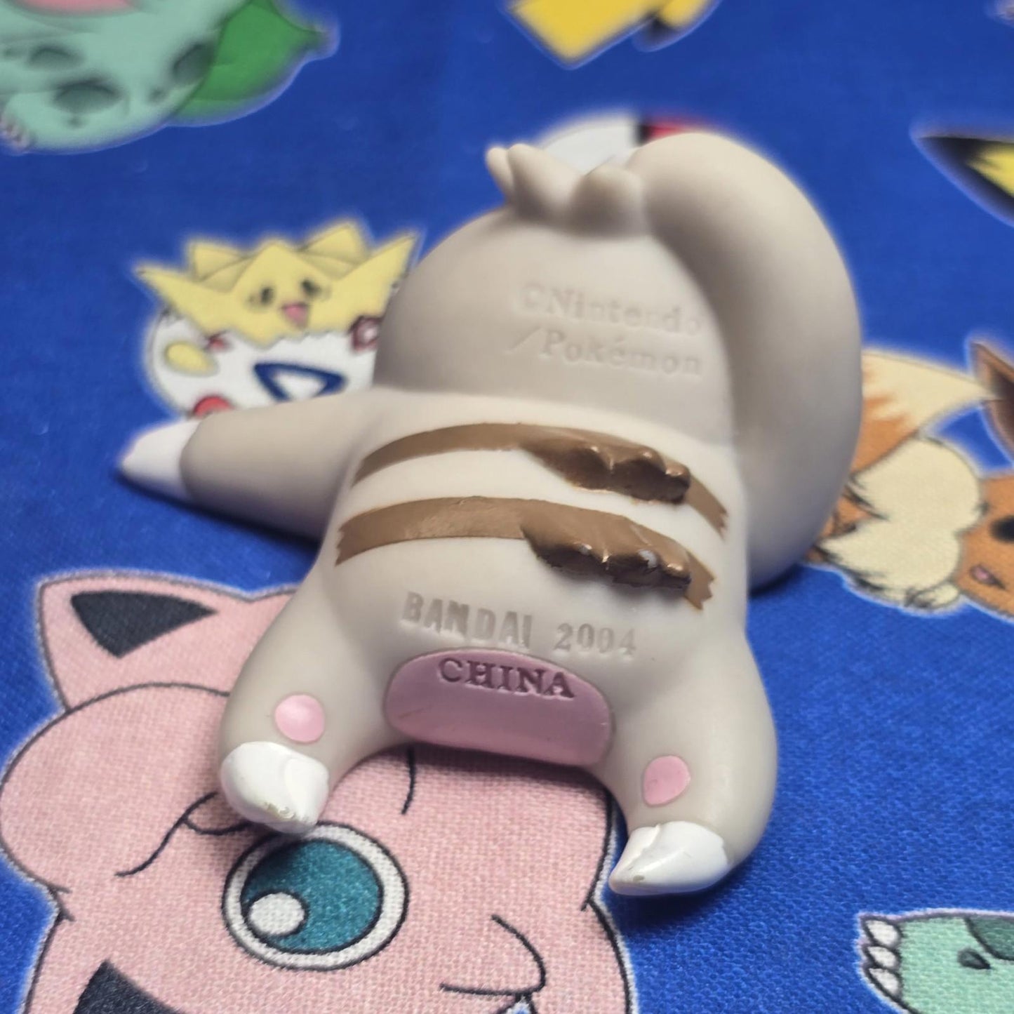 Pokemon Slakoth Figure Finger Puppet 2004 Nintendo Bandai PVC Vintage Japan USA