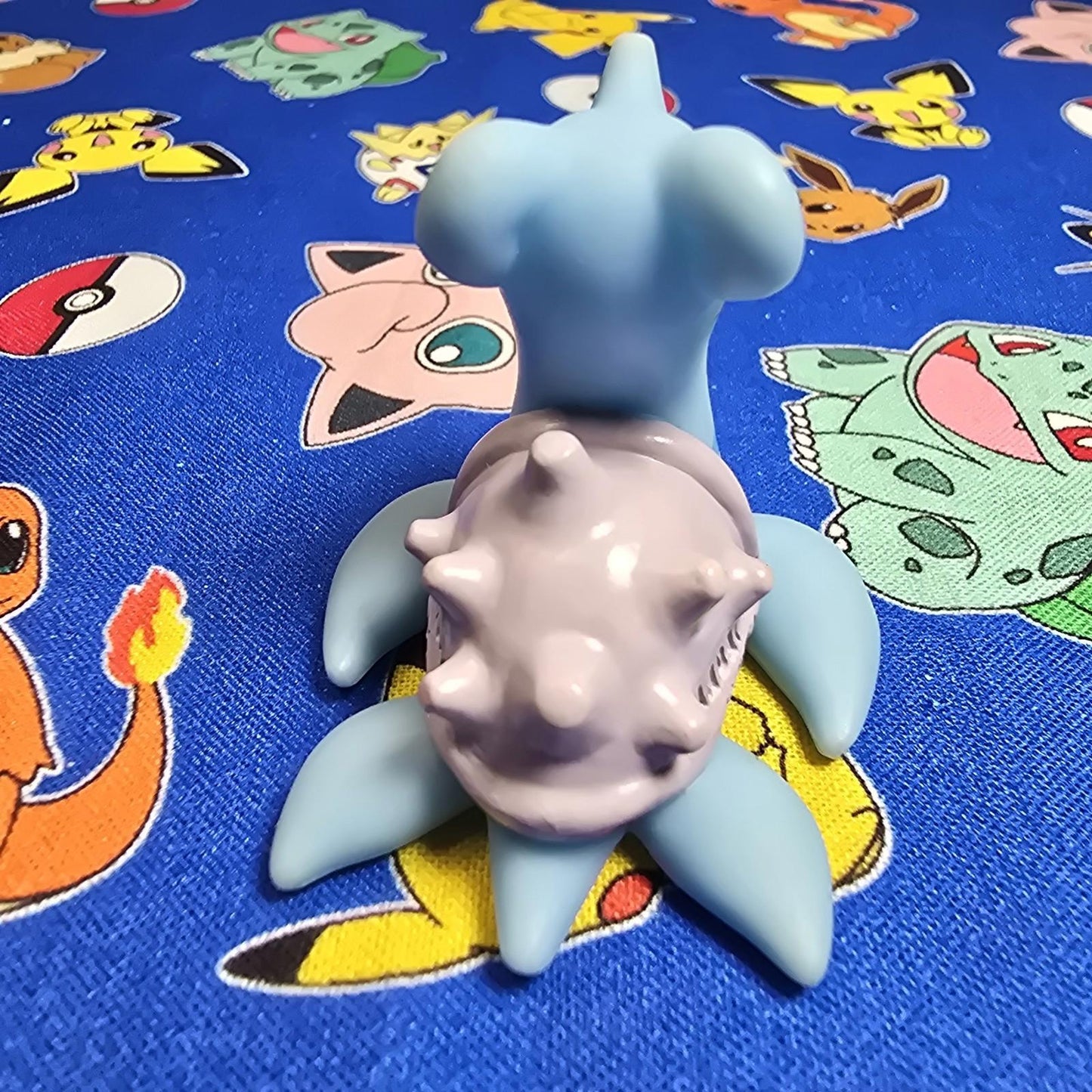 Pokemon Lapras Figure Finger Puppet 2005 Nintendo Bandai Vintage PVC Japan USA