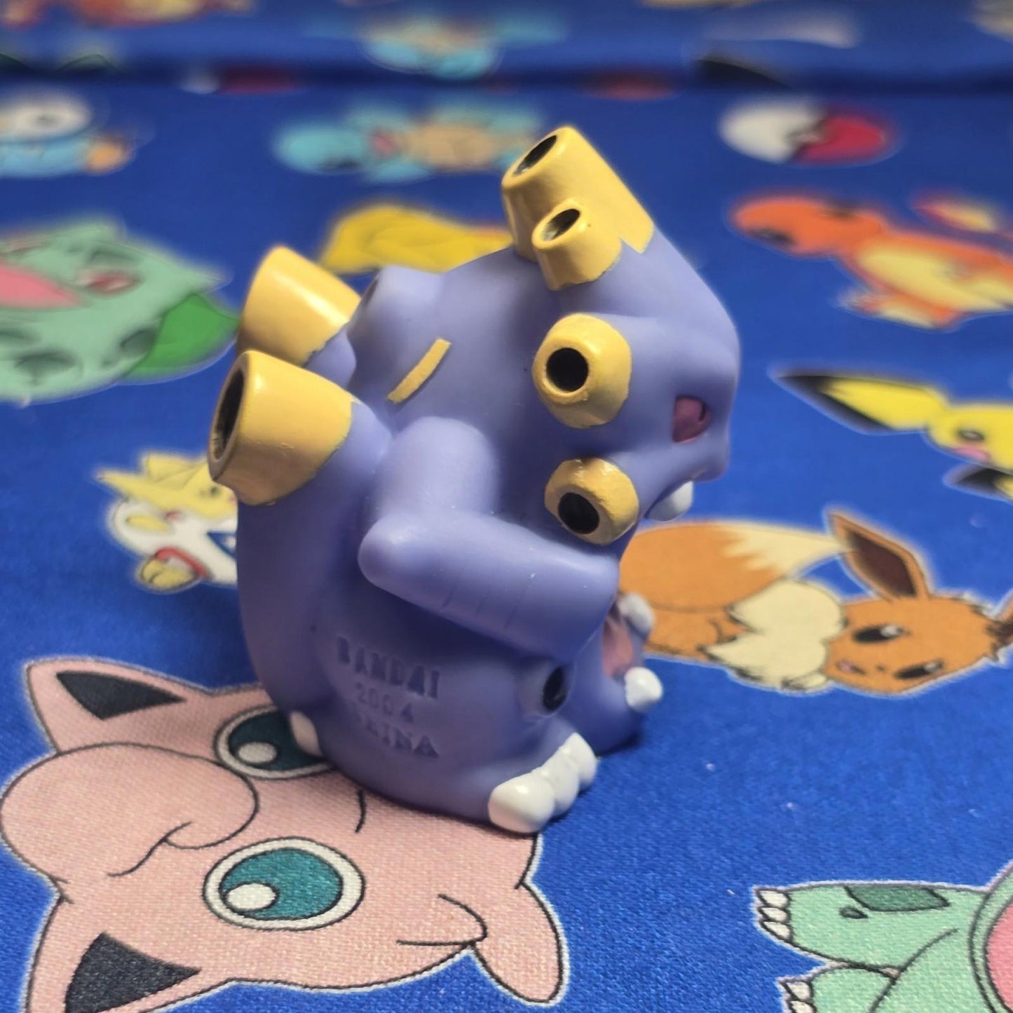 Pokemon Exploud Figure Finger Puppet 2004 Nintendo Bandai PVC Vintage Japan US
