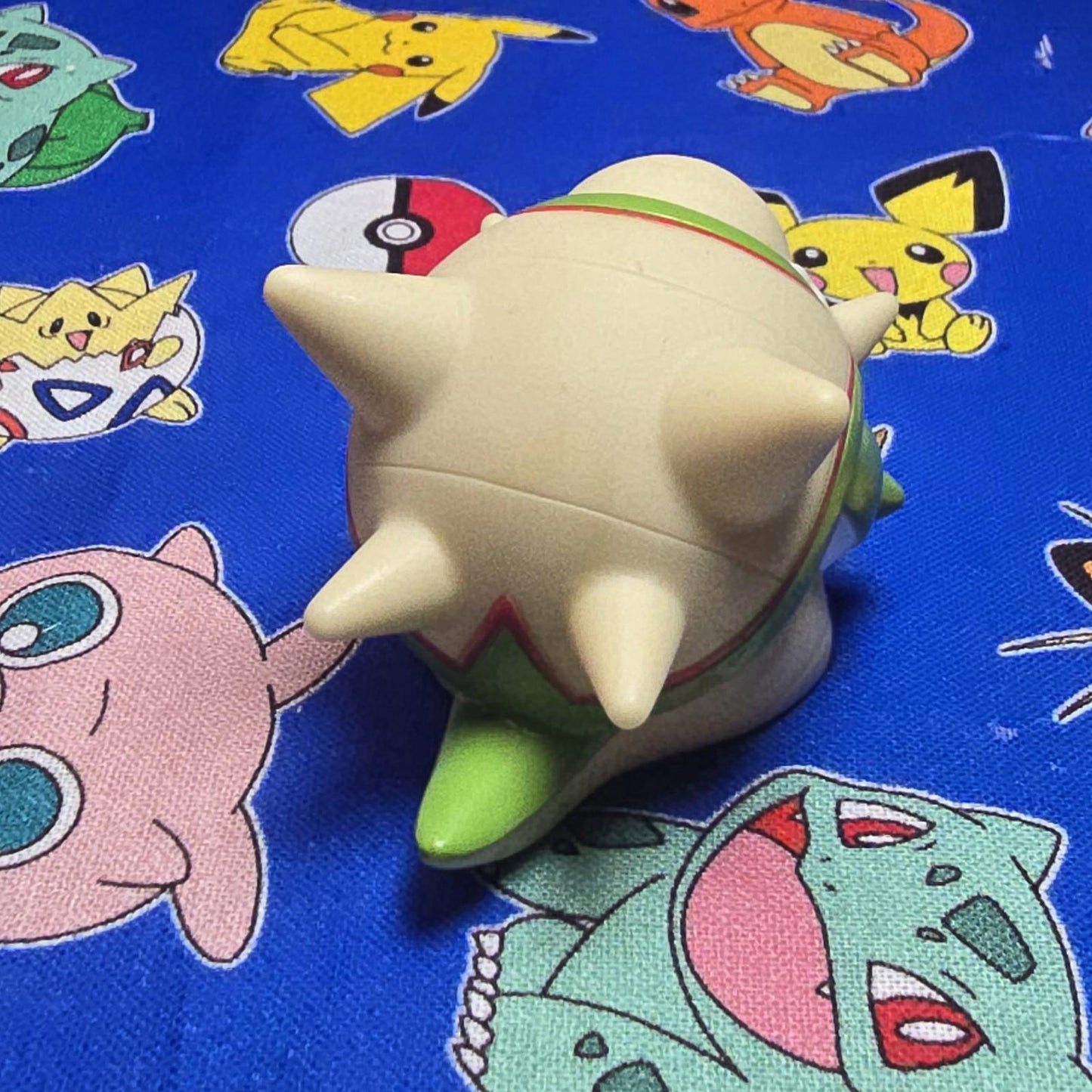 Pokemon Chesnaught Figure Finger Puppet 2014 Nintendo Bandai Vintage Japan USA