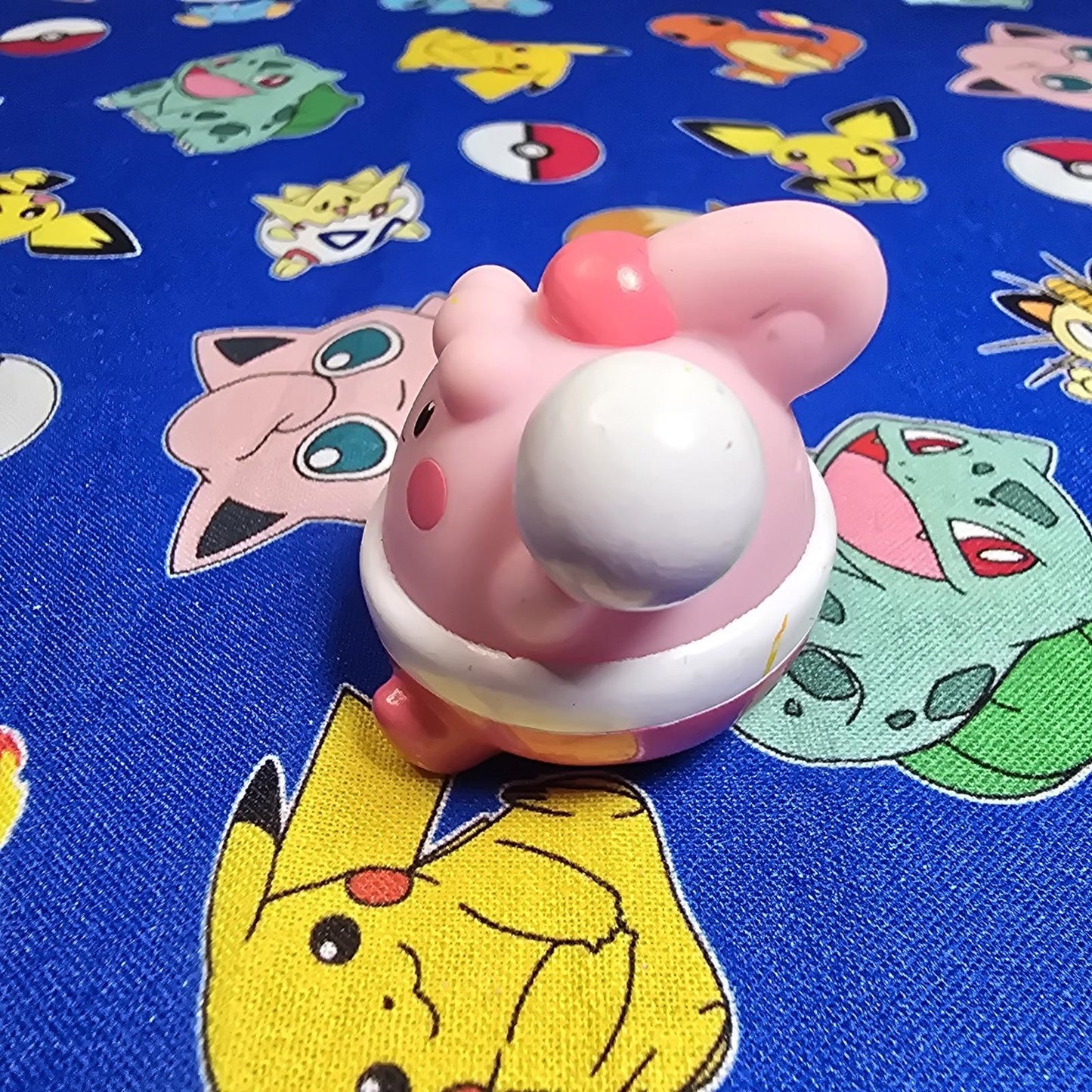 Pokemon Happiny Figure Finger Puppet 2008 Nintendo Bandai PVC Japan USA Seller