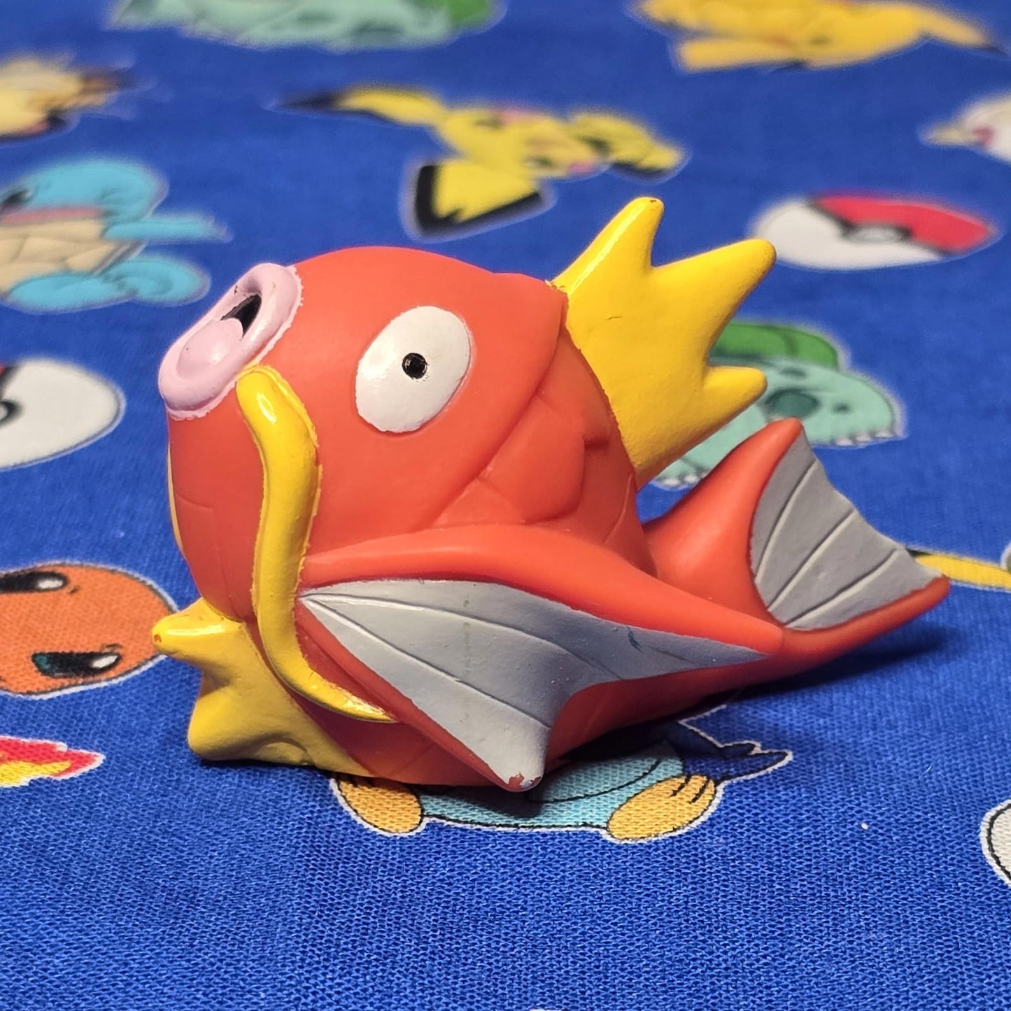 Pokemon Magikarp Figure Finger Puppet 1997 Nintendo Bandai PVC Vintage Japan USA