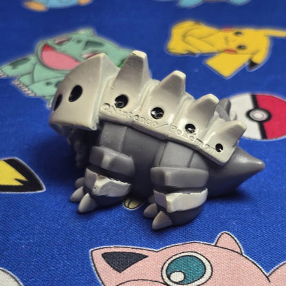 Pokemon Lairon Figure Finger Puppet 2004 Nintendo Bandai PVC Vintage Japan USA