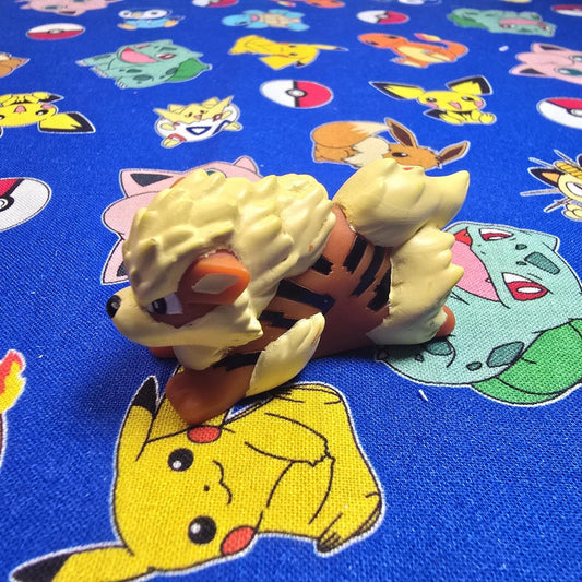 Pokemon Arcanine Figure Finger Puppet 2009 Nintendo Bandai PVC Japan USA Seller