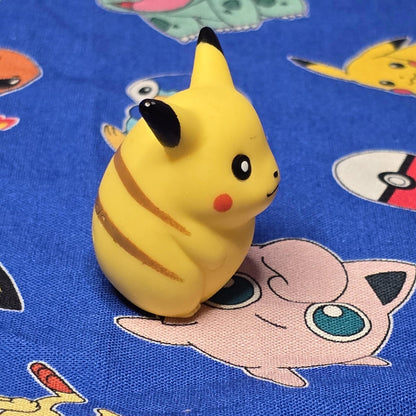 Pokemon Pikachu Figure Finger Puppet 1996 Nintendo Bandai Vintage PVC Japan USA