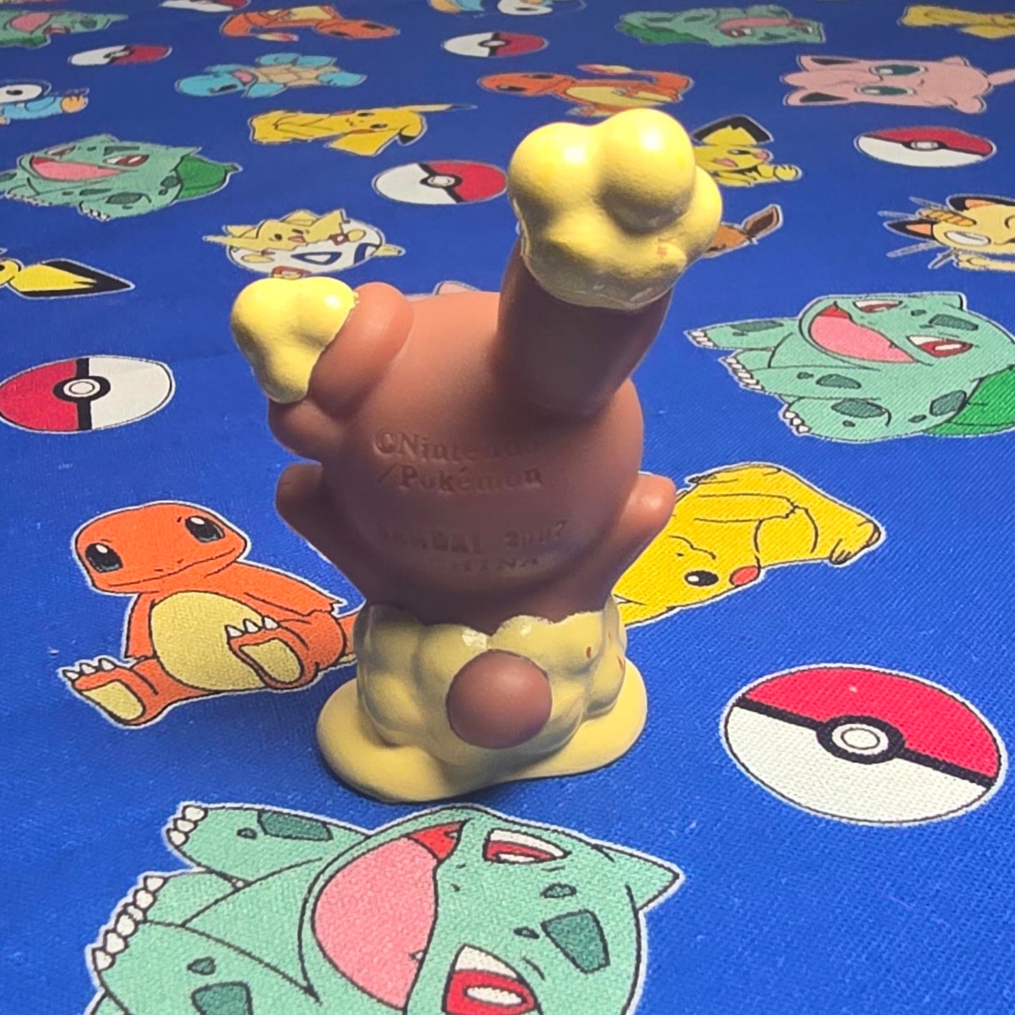 Pokemon Buneary Figure Finger Puppet 2007 Nintendo Bandai PVC Japan USA Seller