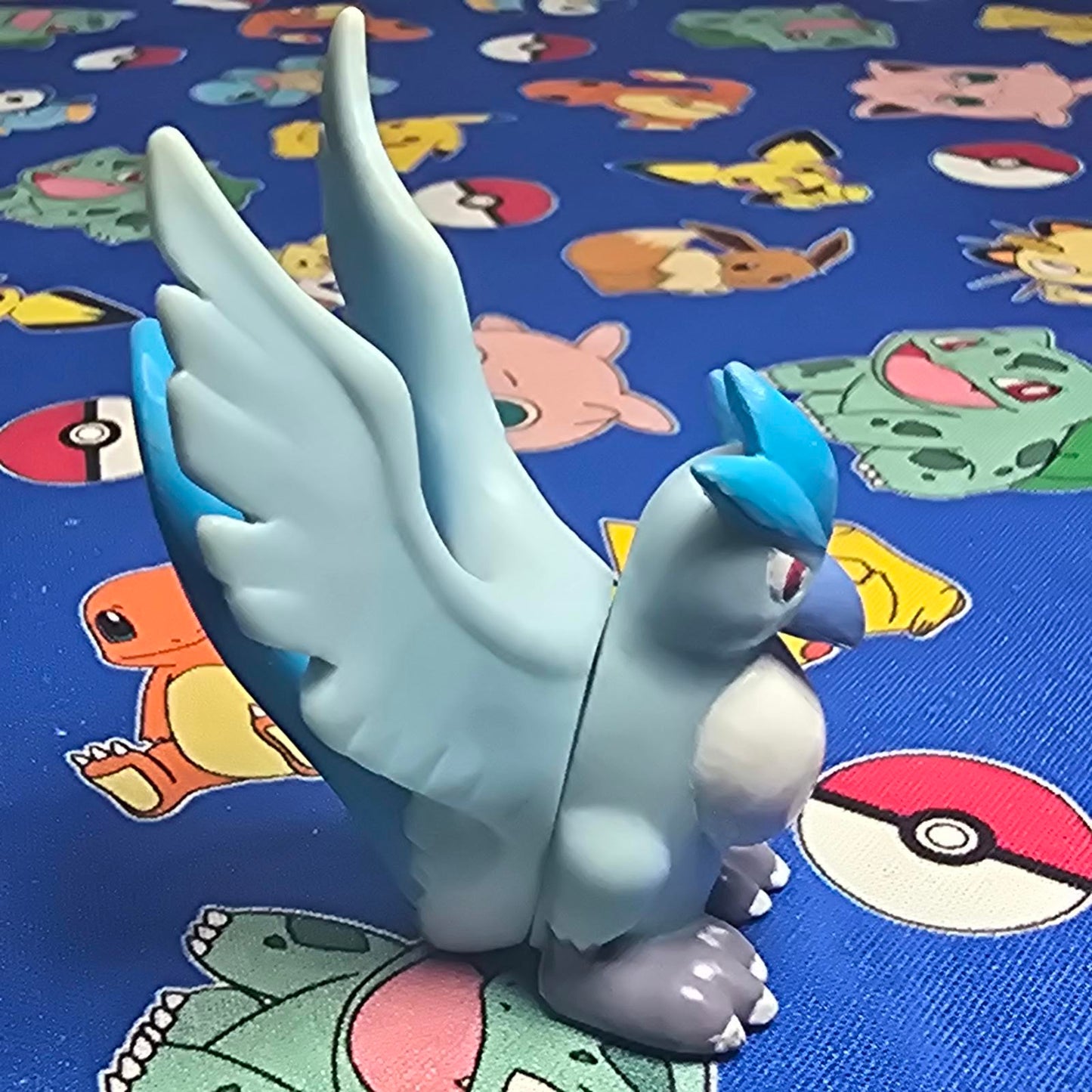 Pokemon Articuno Figure Finger Puppet 1999 Nintendo Bandai PVC Vintage Japan USA