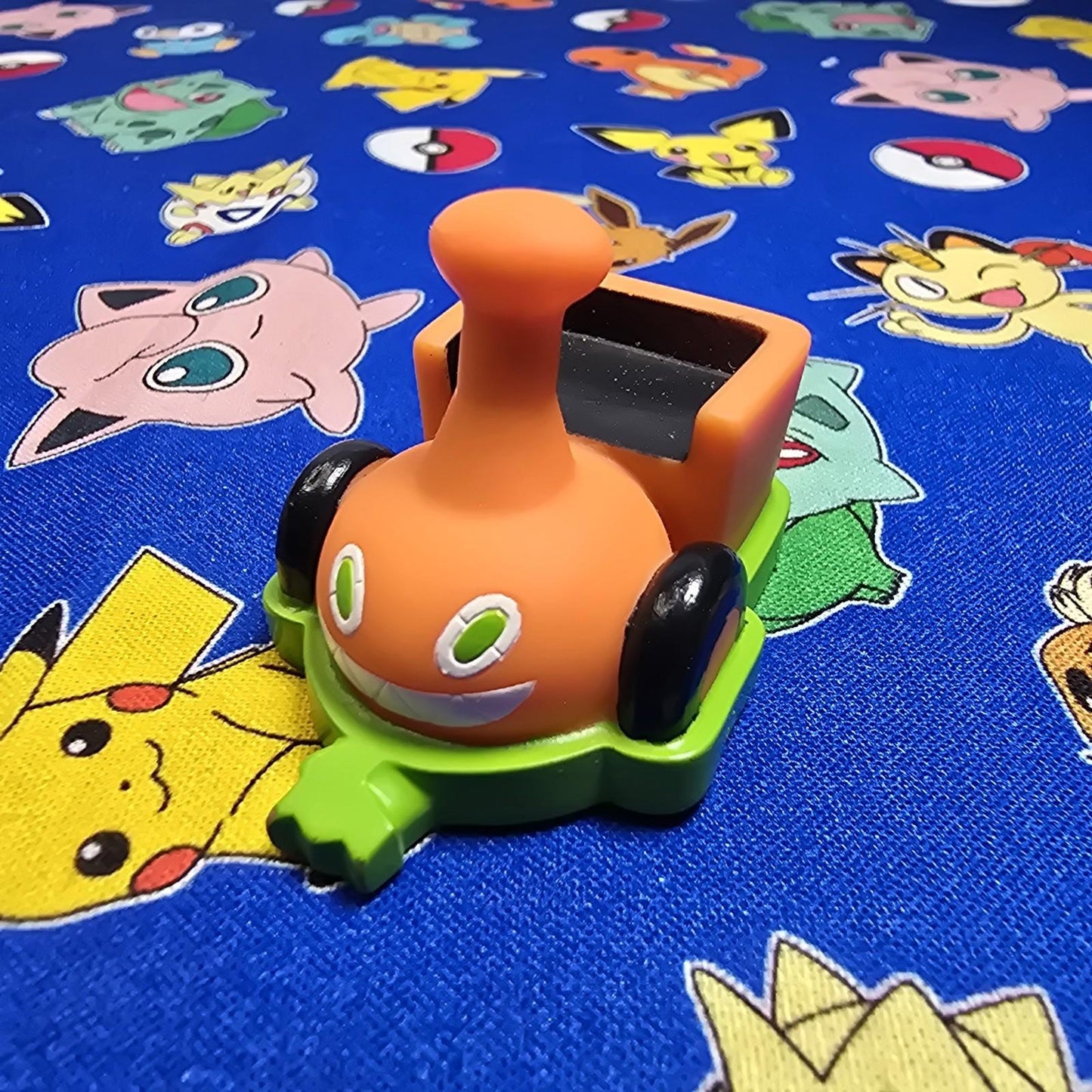 Pokemon Rotom Lawn Mower Figure Finger Puppet 2008 Nintendo Bandai PVC Japan USA