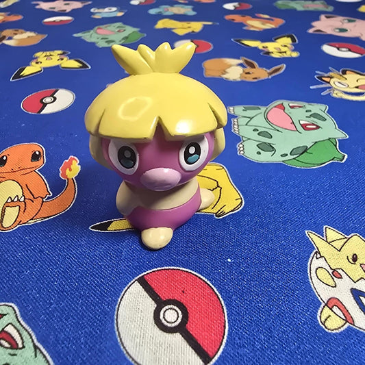 Pokemon Smoochum Figure Finger Puppet 2001 Nintendo Bandai PVC Vintage Japan USA