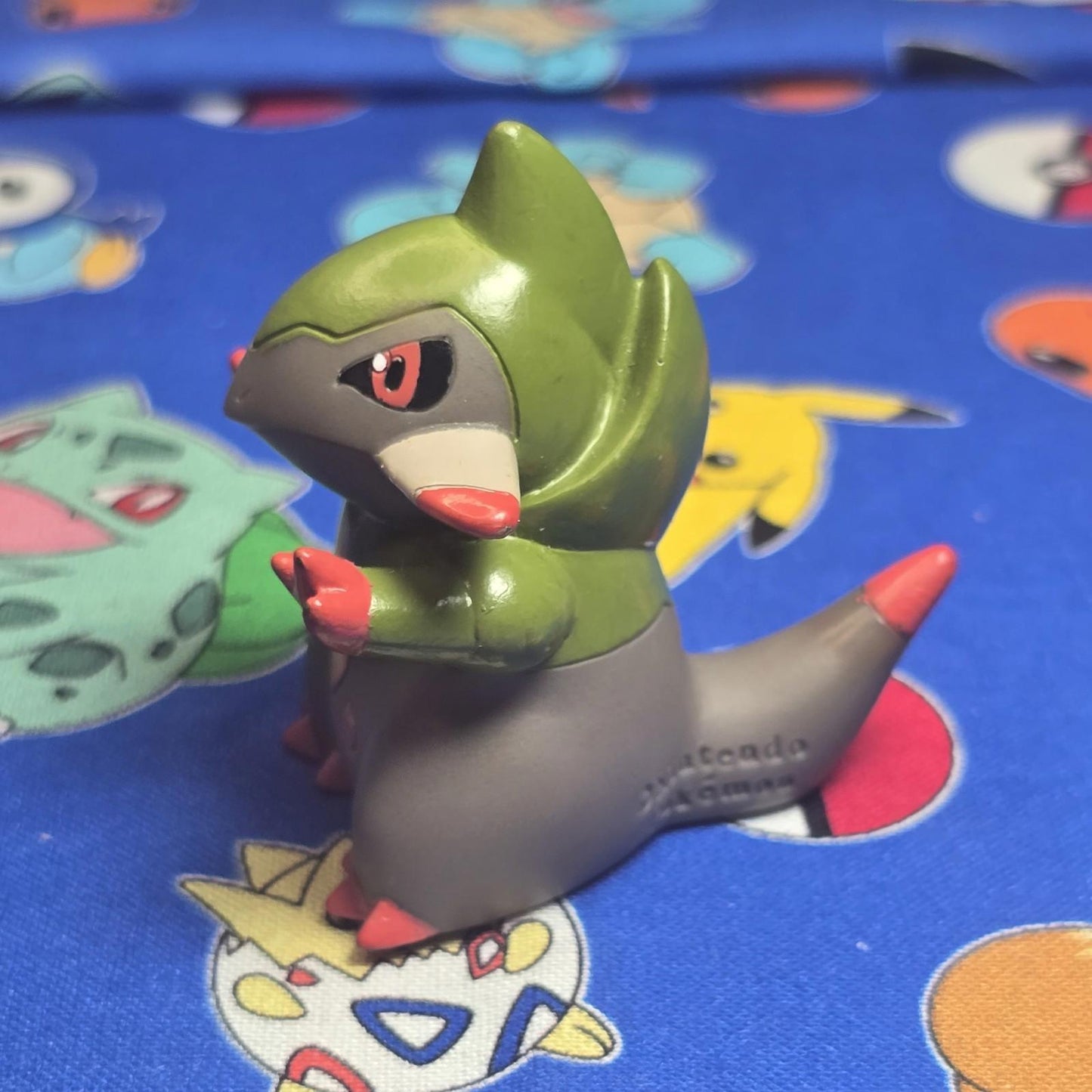 Pokemon Fraxure Figure Finger Puppet 2012 Nintendo Bandai PVC Vintage Japan US
