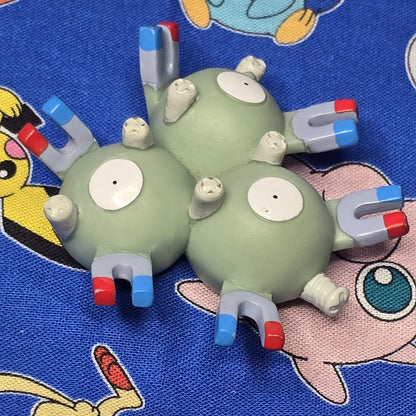 Pokemon Magneton Figure Finger Puppet 1998 Nintendo Bandai Vintage PVC Japan USA