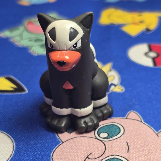 Pokemon Houndour Figure Finger Puppet 2001 Nintendo Bandai PVC Vintage Japan USA